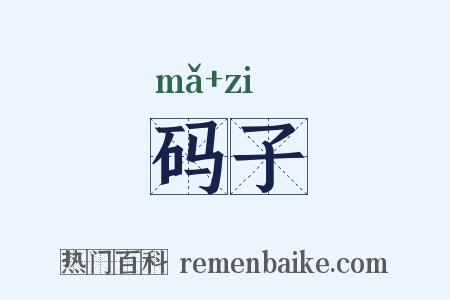 码子是什么意思的图片